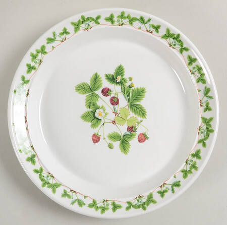Summer Strawberries Salad Plate
