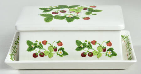 Summer Strawberries Half Pound Covered Butter