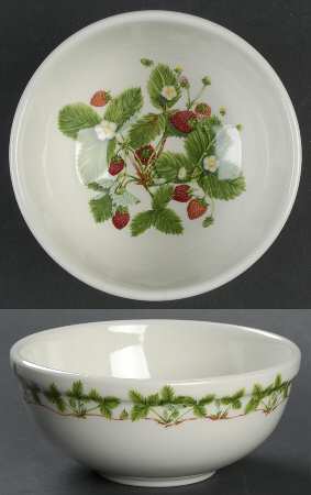 Summer Strawberries Coupe Cereal Bowl