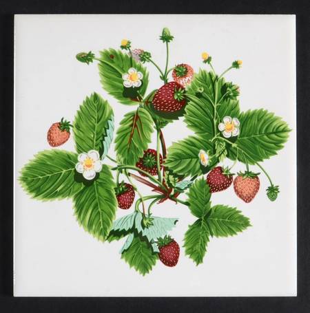 Summer Strawberries 6" Wall Tile