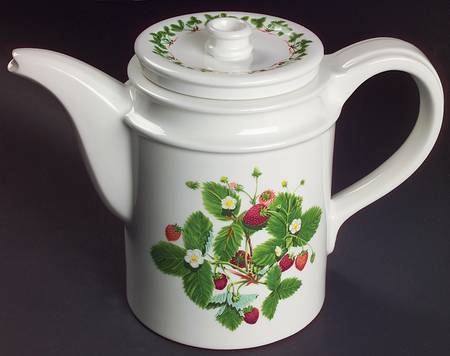 Summer Strawberries Tea/Coffee Pot & Lid