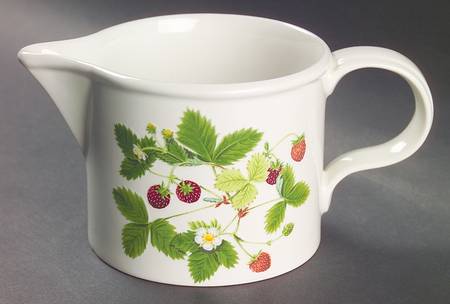Summer Strawberries Gravy Boat