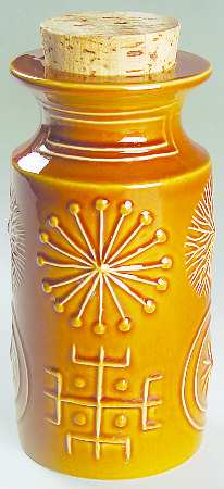 Totem Amber Storage Jar & Lid
