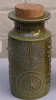 Totem Olive Green 7" Storage Jar & Lid
