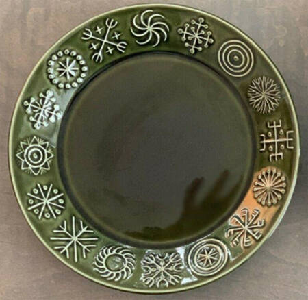 Totem Olive Green Bread & Butter Plate