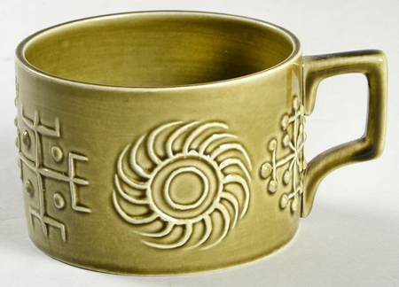 Totem Olive Green Flat Cup