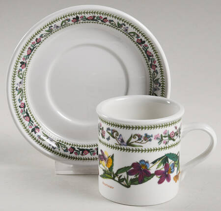 Variations Flat Demitasse Cup & Saucer Set