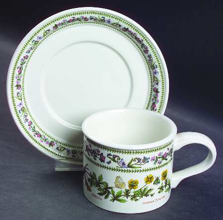 Variations Drum Flat Cup & Saucer Set