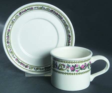Variations Drum Flat Cup & Saucer Set