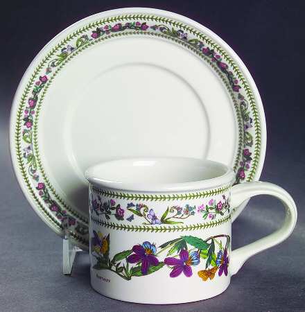Variations Drum Flat Cup & Saucer Set