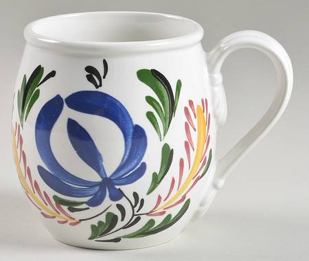 Welsh Dresser Delft Mug (Barrel Shape)