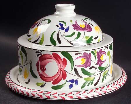 Welsh Dresser Cheese Dome with 10" Plate