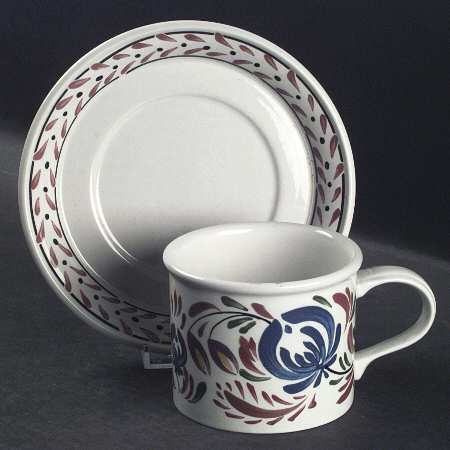 Welsh Dresser Drum Breakfast Cup & Saucer Set