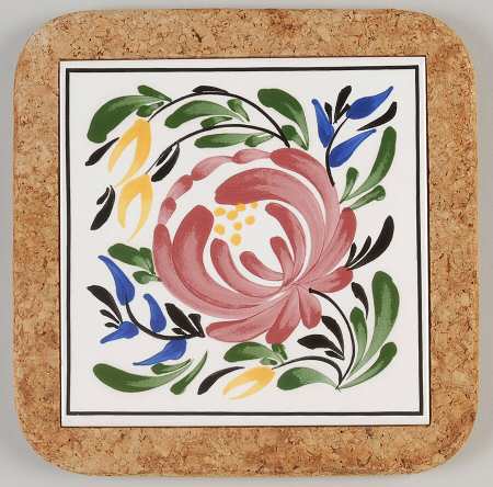 Welsh Dresser Square Cork Back Trivet