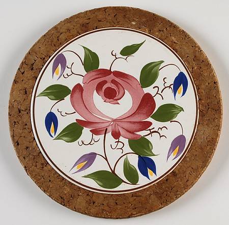 Welsh Dresser Round Cork Back Trivet
