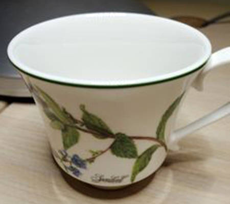 Welsh Wild Flowers Footed Demitasse Cup