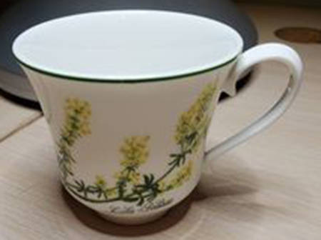 Welsh Wild Flowers Footed Demitasse Cup