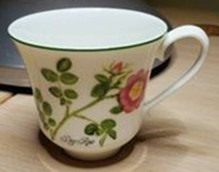 Welsh Wild Flowers Footed Demitasse Cup