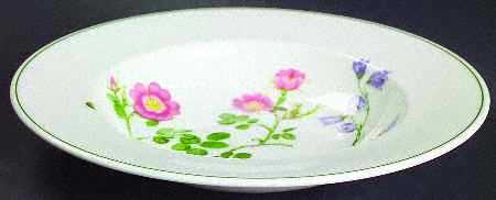 Welsh Wild Flowers Large Rim Soup Bowl