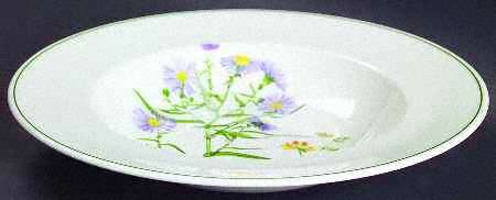 Welsh Wild Flowers Large Rim Soup Bowl