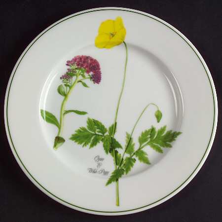 Welsh Wild Flowers Bread & Butter Plate