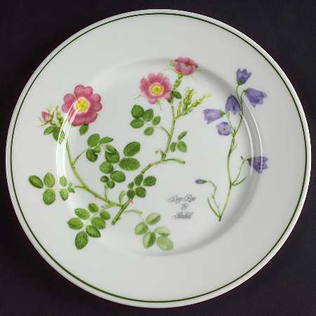Welsh Wild Flowers Bread & Butter Plate
