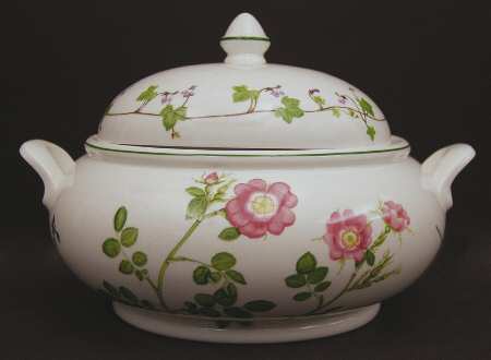 Welsh Wild Flowers Round Covered Vegetable