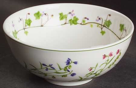 Welsh Wild Flowers Coupe Fruit Cereal Bowl