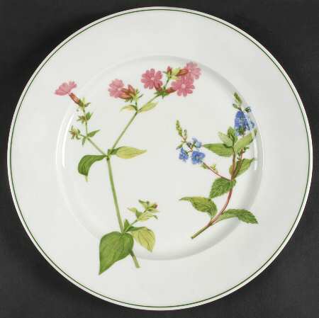 Welsh Wild Flowers Service Plate (Charger)