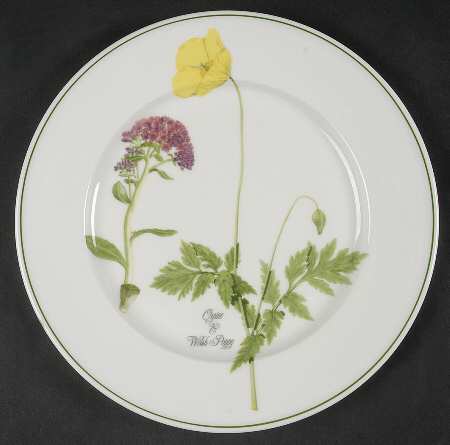 Welsh Wild Flowers Salad Plate