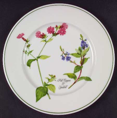Welsh Wild Flowers Salad Plate by Portmeirion