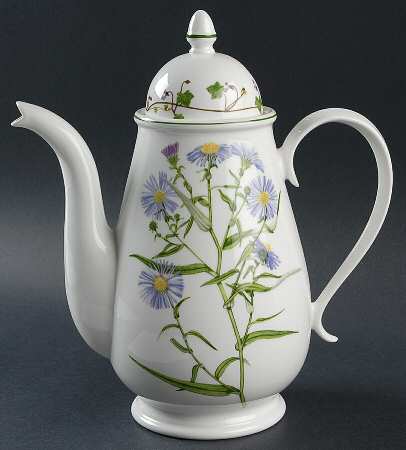 Welsh Wild Flowers Coffee Pot & Lid