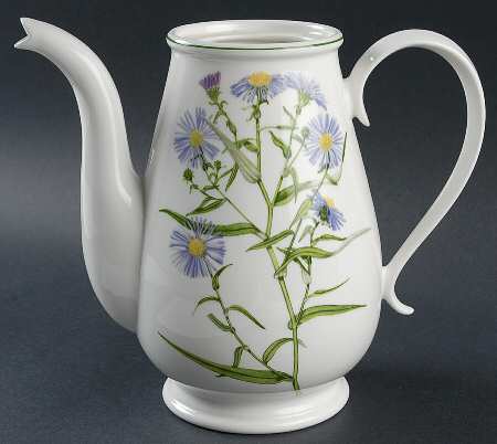 Welsh Wild Flowers Coffee Pot No Lid