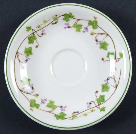 Welsh Wild Flowers Saucer for Footed Demitasse Cup
