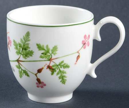Welsh Wild Flowers Footed Demitasse Cup