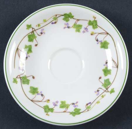 Welsh Wild Flowers Saucer for Footed Demitasse Cup