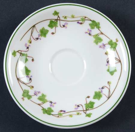 Welsh Wild Flowers Saucer for Footed Demitasse Cup