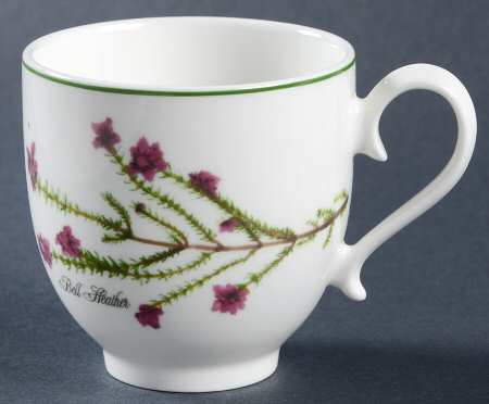 Welsh Wild Flowers Footed Demitasse Cup