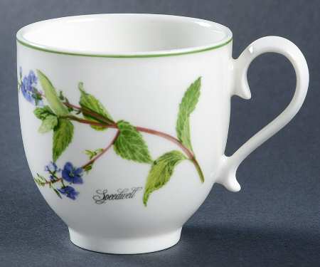 Welsh Wild Flowers Footed Demitasse Cup
