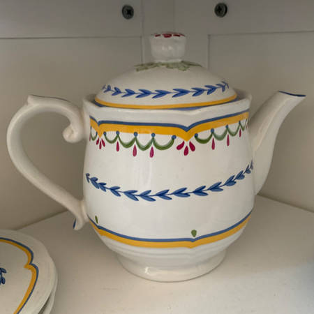 Forget Me Not Teapot & Lid