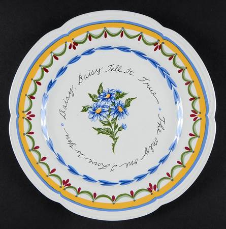 Forget Me Not Salad Plate