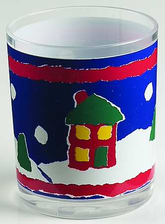 Ho Ho Ho 12 Oz Plastic Double Old Fashioned