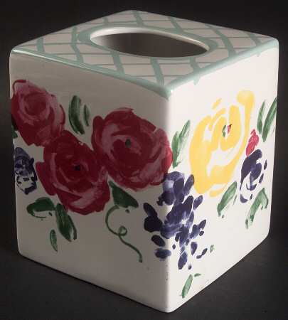 Romance Square Tissue Box Cover