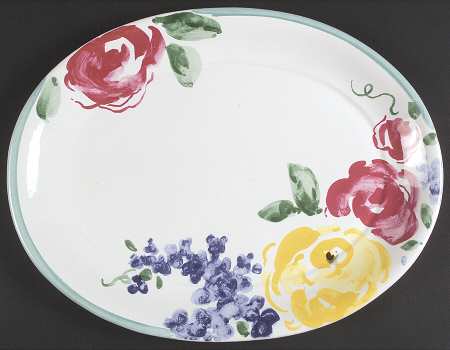 Romance 16" Oval Serving Platter