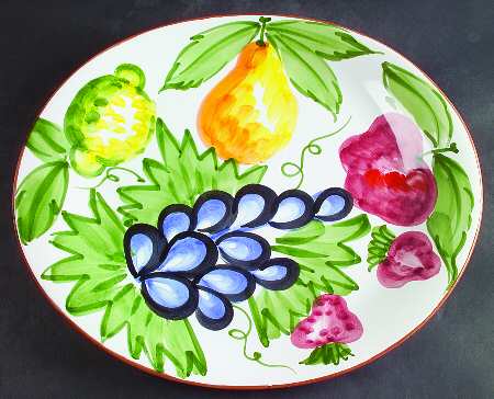 Ambrosia 15" Oval Serving Platter