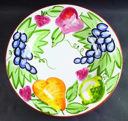 Ambrosia 15" Deep Round Platter