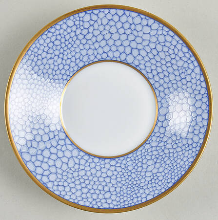 Galuchat Blue Saucer for Demitasse Cup