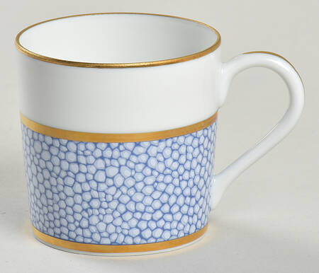 Galuchat Blue Flat Demitasse Cup