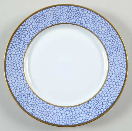 Galuchat Blue Bread & Butter Plate by Puiforcat