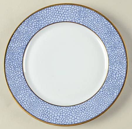 Galuchat Blue Salad Plate